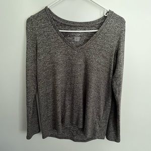 American Eagle soft and sexy plush heather grey long sleeve